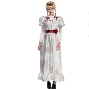 White and Red Kids Costume Dress